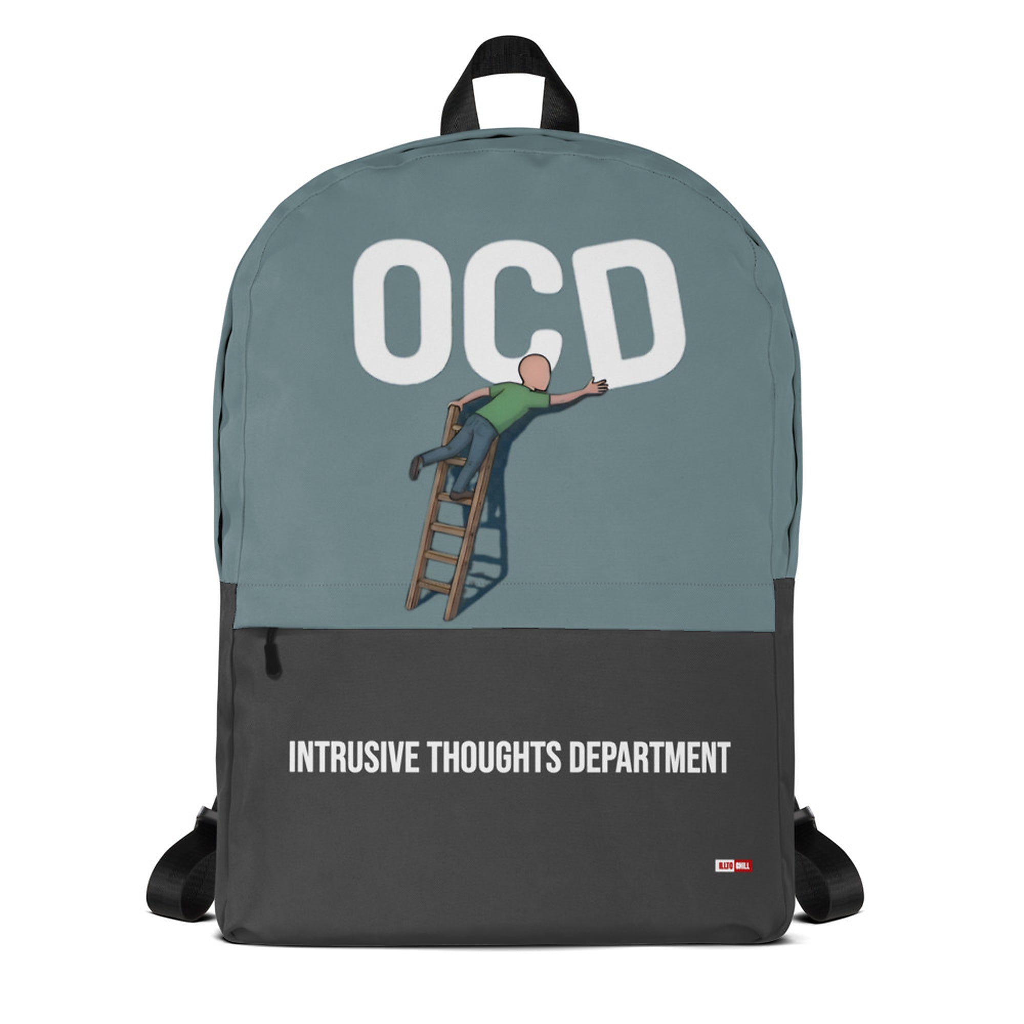 ILLTOCHILL OCD Awareness Backpack – Default Front (Clear)