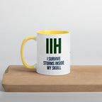 ILLTOCHILL IIH awareness Idiopathic Intracranial Hypertension support gift Mug with Color Inside – Lifestyle Left