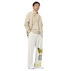 ILLTOCHILL Endometriosis Awareness Pants – Men's Lifestyle Right Front (White)