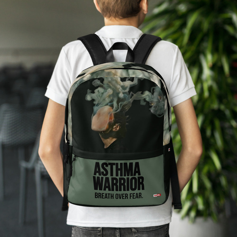 ILLTOCHILL Asthma Support Backpack – Lifestyle Back (Black)