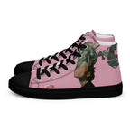 ILLTOCHILL Asthma Support Women's High Top Shoes – Flat Left (Asthma Support Women's High Top Shoes)