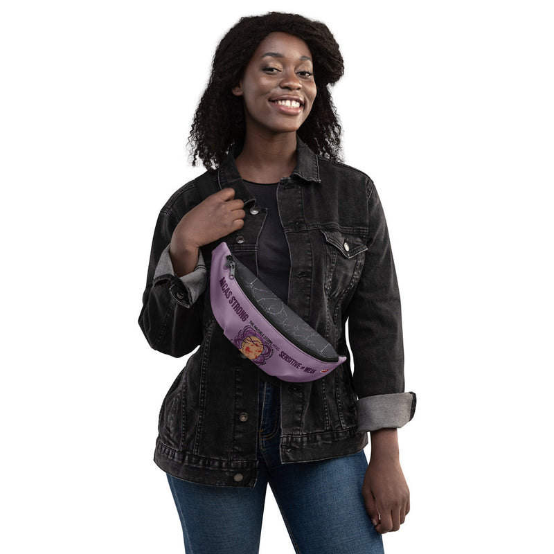 ILLTOCHILL MCAS Awareness Fanny Pack – Women's 3 Front (Black)