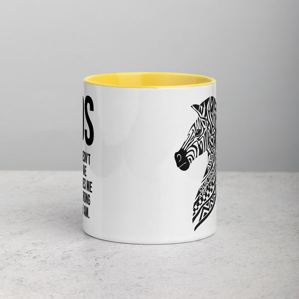 ILLTOCHILL EDS ehler danlos syndrome awareness gift Mug with Color Inside – Lifestyle 2 Front
