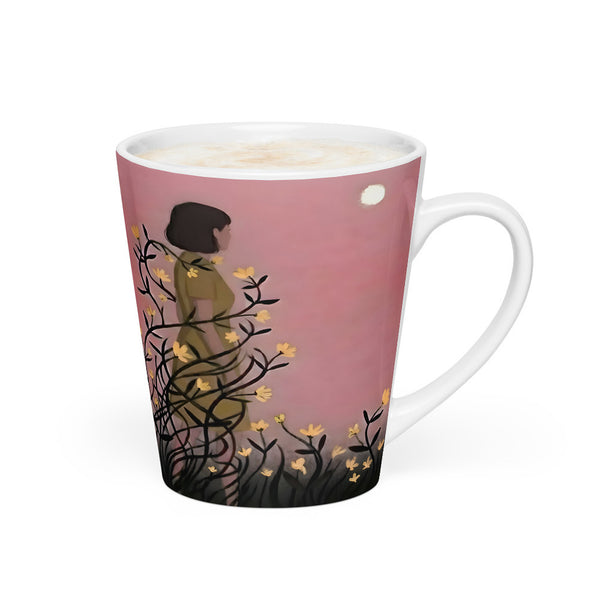 ILLTOCHILL Endometriosis awareness Endo warrior gift Latte mug – Flat 2 Right