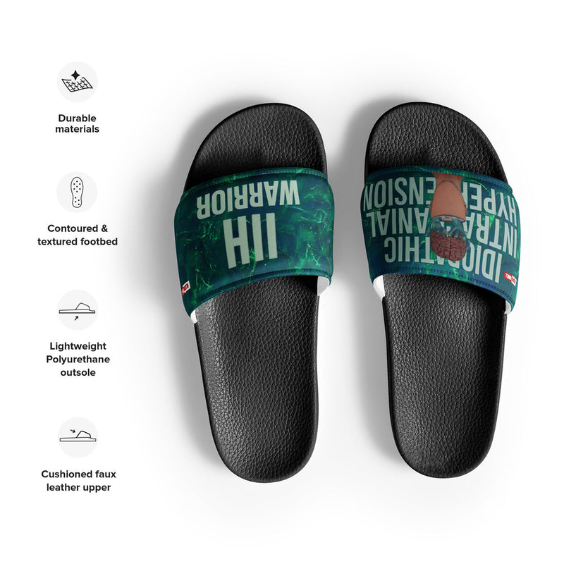 ILLTOCHILL IIH Awareness Women's Slides – Product specs Front (Iih Awareness Women's Slides)