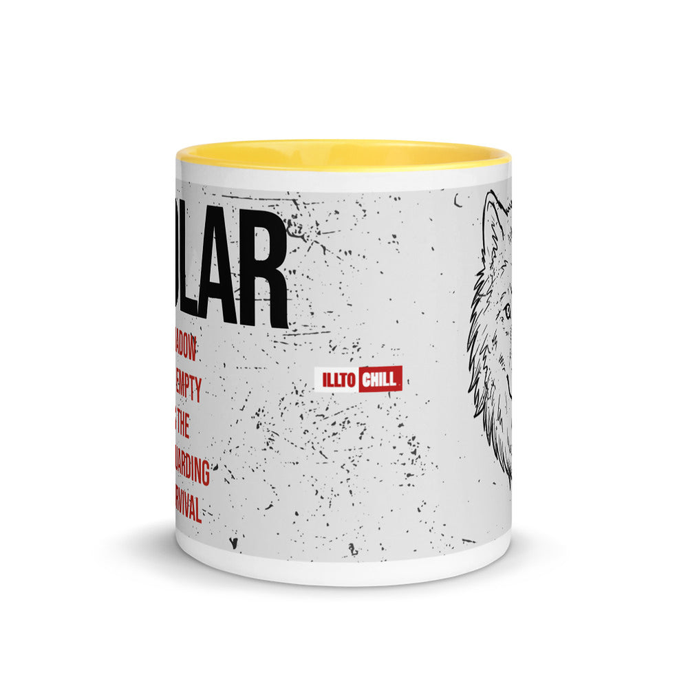 ILLTOCHILL Bipolar disorder gift Mug with Color Inside – Flat Front