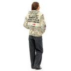 ILLTOCHILL Adhd Attention deficit awareness gift Unisex cotton hoodie – Women's Back (Black)