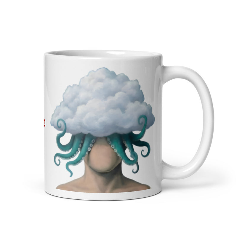 ILLTOCHILL OCD awareness Obsessive-Compulsive Disorder gift White glossy mug – Default Handle on Right