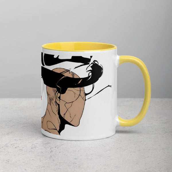 ILLTOCHILL CPTSD awareness Complex Post-Traumatic Stress disorder gift Mug with Color Inside – Lifestyle 2 Right