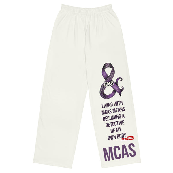 ILLTOCHILL MCAS Awareness Pants – Flat Front (White)