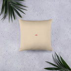 ILLTOCHILL MS Multiple Sclerosis awareness and support gift Pillow – Flat Lifestyle Back (Black)