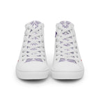 ILLTOCHILL Crohn's disease awareness and support gift Men’s high top canvas shoes – Flat Front