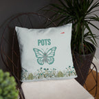 ILLTOCHILL POTS Awareness Pillow – Lifestyle Front Lifestyle 4 (Black)