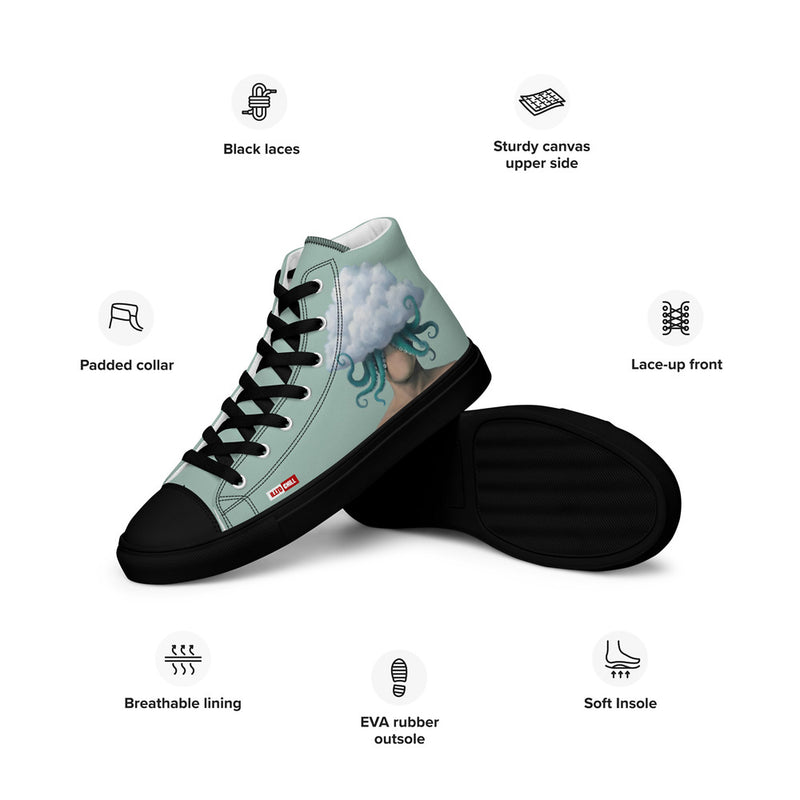 ILLTOCHILL OCD Awareness Women's High Top Shoes – Product specs Left (Ocd Awareness Women's High Top Shoes)