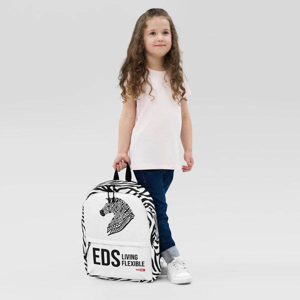 ILLTOCHILL EDS Awareness Backpack – Girl's 2 Front (Clear)