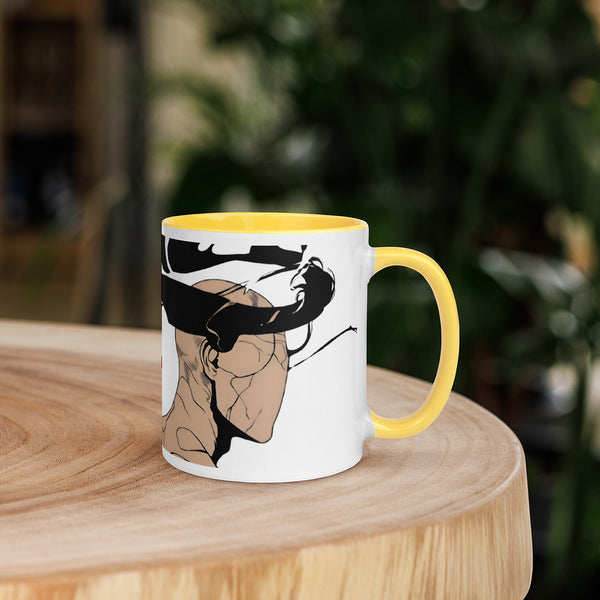 ILLTOCHILL CPTSD awareness Complex Post-Traumatic Stress disorder gift Mug with Color Inside – Lifestyle 5 Right