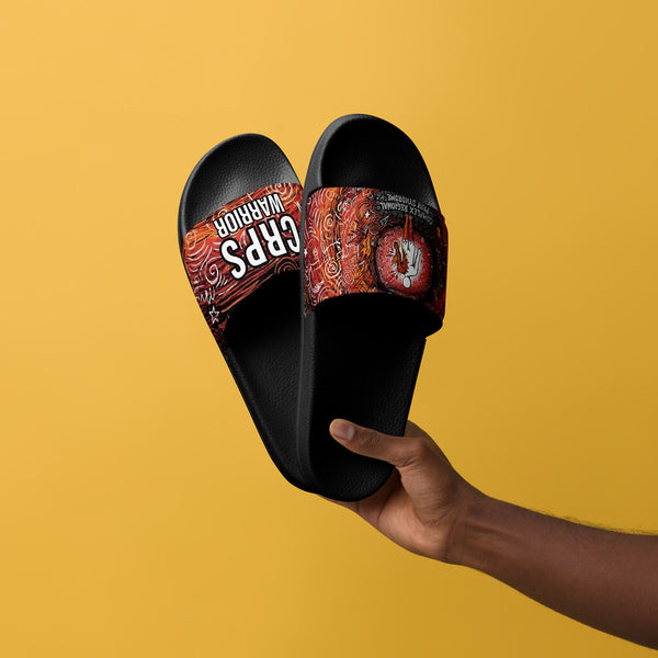 ILLTOCHILL CRPS Awareness Men's Slides – Men's Lifestyle 3 Front (Crps Awareness Men's Slides)