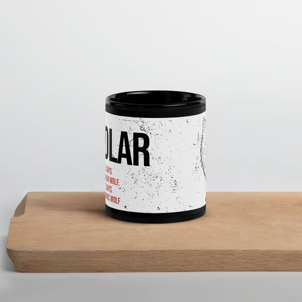 ILLTOCHILL Bipolar disorder gift Black Glossy Mug – Lifestyle 3 Front