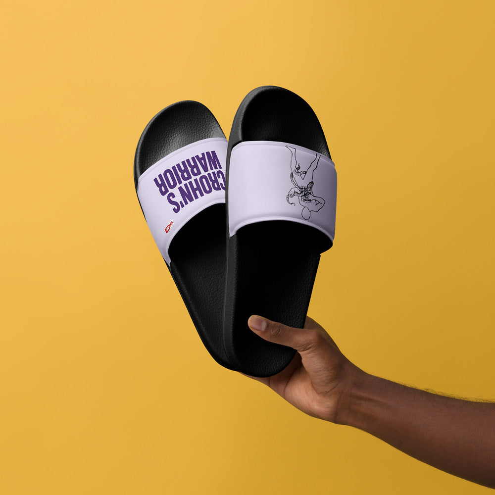 ILLTOCHILL Crohn's Disease Awareness Men's Slides – Men's Lifestyle 3 Front (Crohn's Disease Awareness Men's Slides)