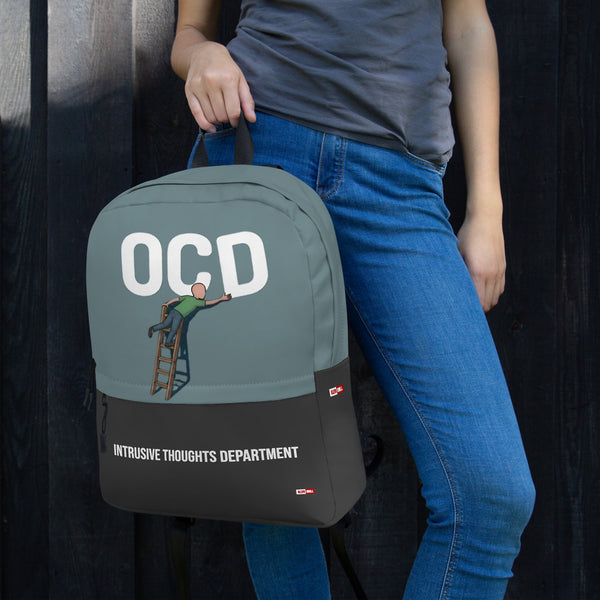 ILLTOCHILL OCD Awareness Backpack – Women's Lifestyle Left (Clear)