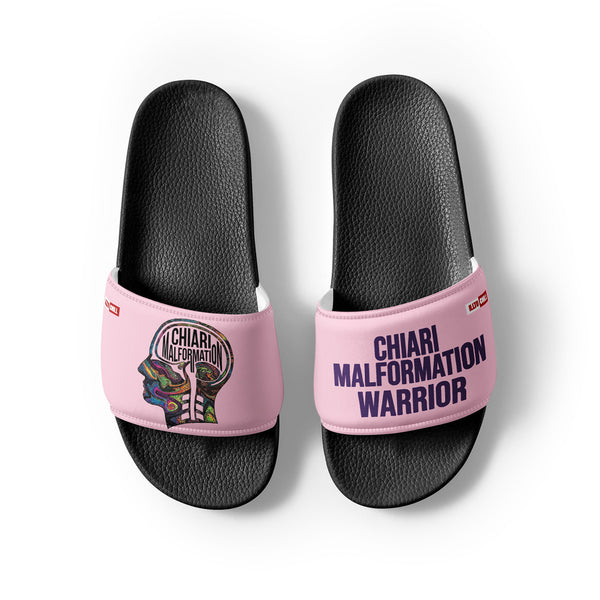 ILLTOCHILL Chiari Malformation Awareness Women's Slides – Flat Front 2 (Chiari Malformation Awareness Women's Slides)