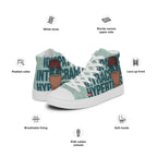 ILLTOCHILL IIH awareness Idiopathic support gift Men’s high top canvas shoes – Product specs Left #2