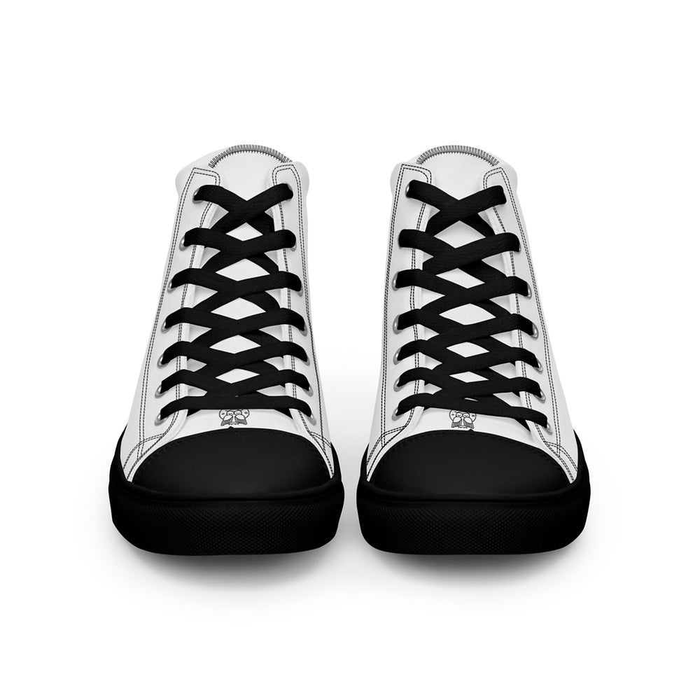 ILLTOCHILL Insomnia Awareness Women's High Top Shoes – Flat Front (Insomnia Awareness Women's High Top Shoes)