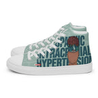 ILLTOCHILL IIH awareness Idiopathic support gift Men’s high top canvas shoes – Flat Left