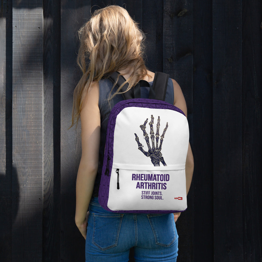 ILLTOCHILL RA Awareness Backpack – Women's Lifestyle Front (Clear)