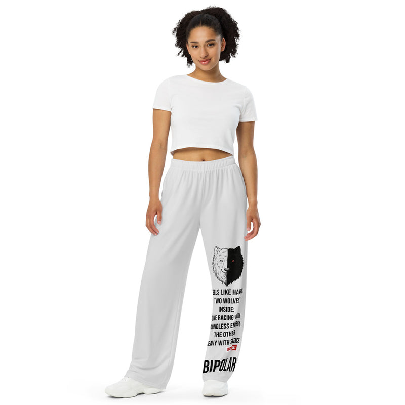 ILLTOCHILL Bipolar Support Pants – Women's Front (White)