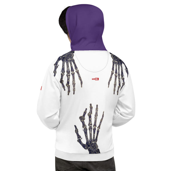 ILLTOCHILL RA awareness Rheumatoid Arthritis support gift heavyweight Unisex Hoodie – Men's Back (Black)