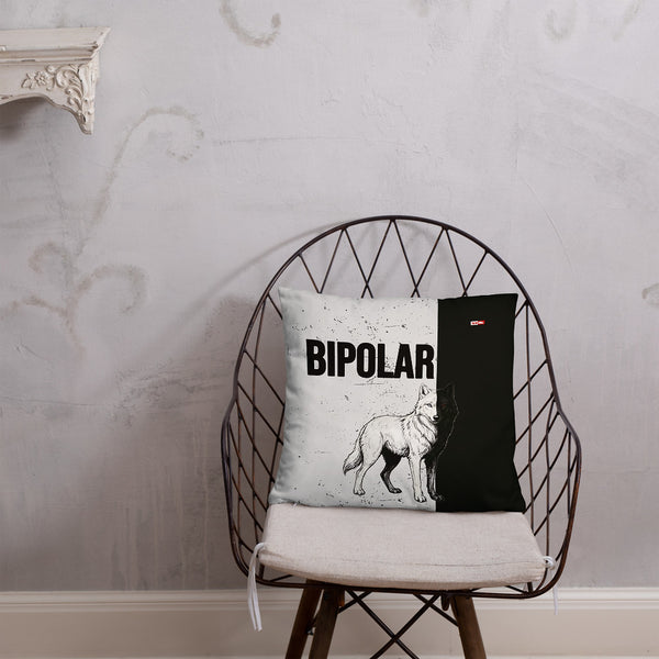 ILLTOCHILL Bipolar disorder gift Pillow – Lifestyle Front Lifestyle 1 (Black)