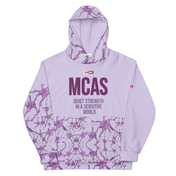 ILLTOCHILL MCAS awareness Mast cell activation syndrome gift heawyweight Unisex Hoodie – Flat Front (White)