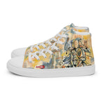 ILLTOCHILL Tourette syndrome awareness TS gift Men’s high top canvas shoes – Flat Left