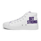 ILLTOCHILL Crohn's disease awareness and support gift Men’s high top canvas shoes – Flat 2 Right Inside