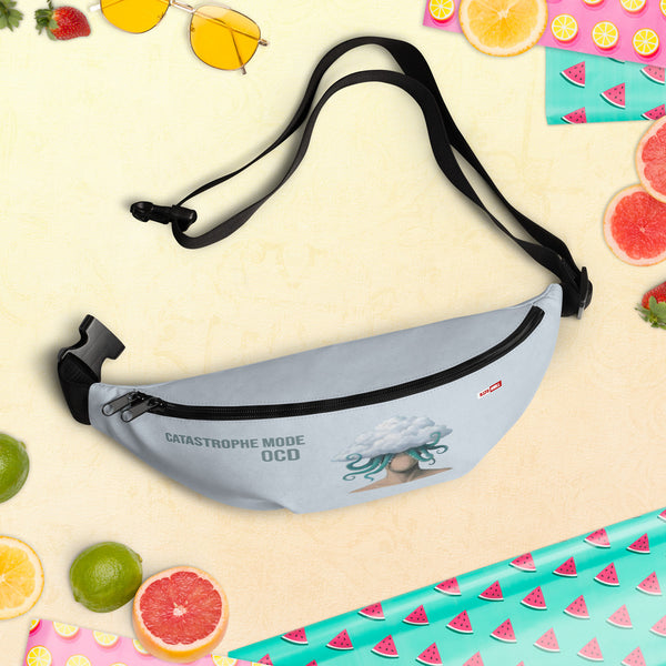 ILLTOCHILL OCD Awareness Fanny Pack – Spring/summer vibes Front (Clear)