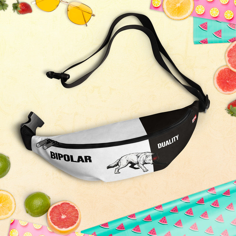 ILLTOCHILL Bipolar disorder gift Fanny Pack – Spring/summer vibes Front (Clear)