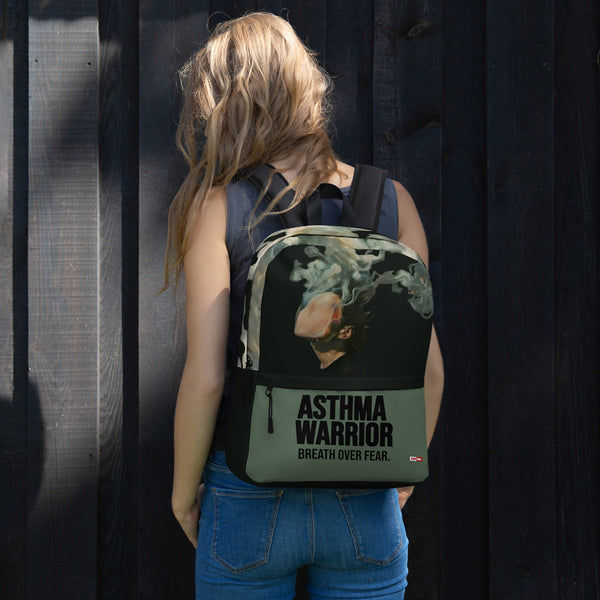 ILLTOCHILL Asthma Support Backpack – Women's Lifestyle Front (Black)