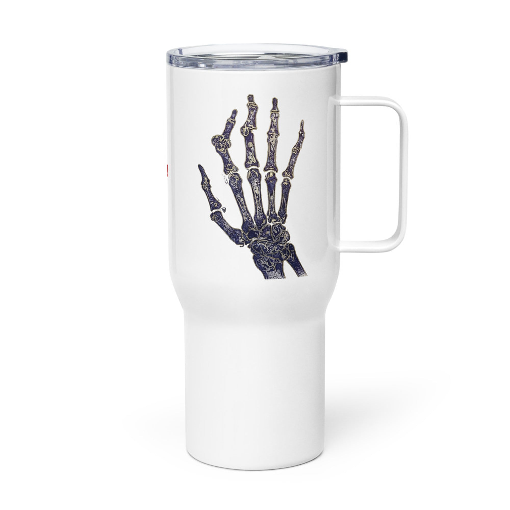 ILLTOCHILL RA awareness Rheumatoid Arthritis support gift Travel mug with a handle – Flat Left