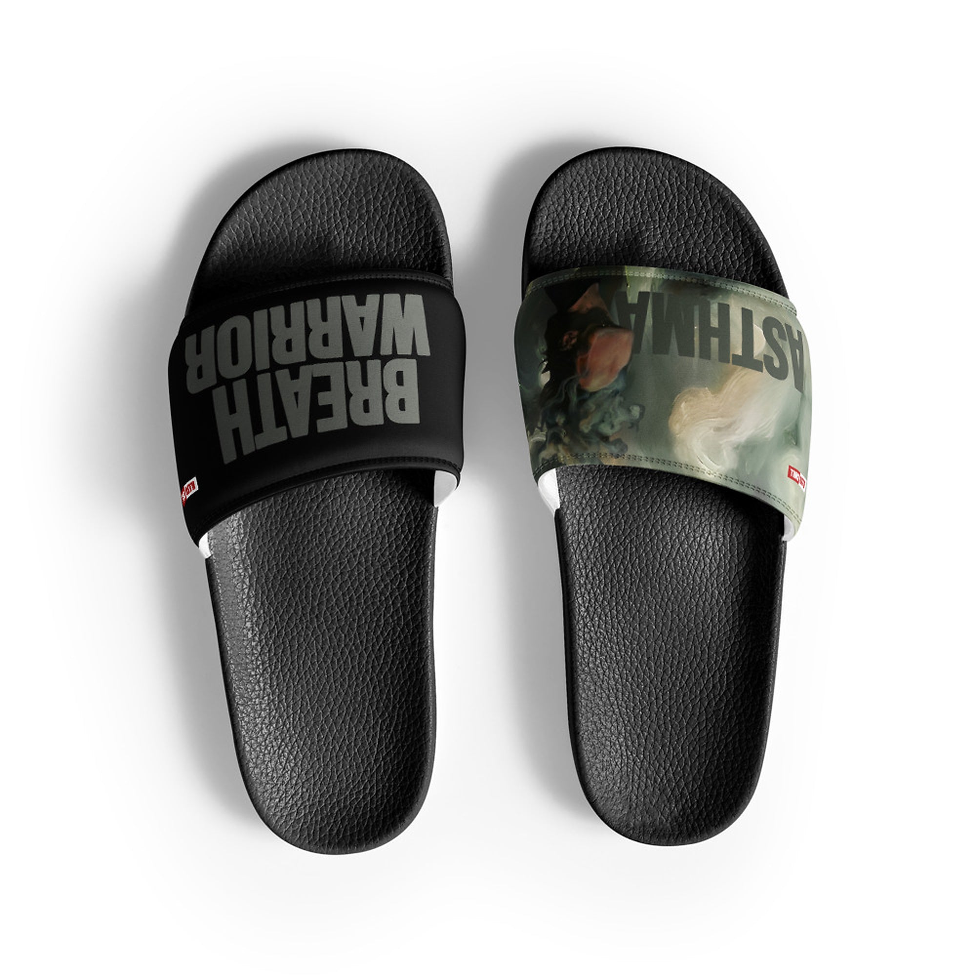 ILLTOCHILL Asthma Support Men's Slides – Flat Front (Asthma Support Men's Slides)