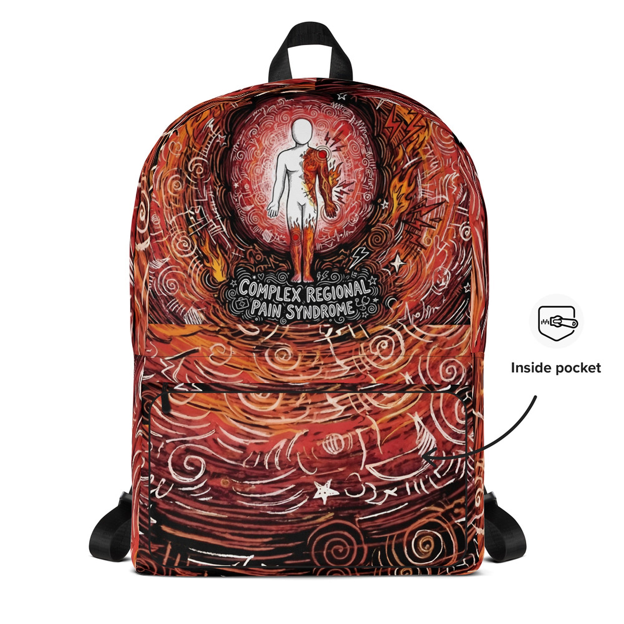 Carry the chaos CRPS everyday comfort backpack by ILLTOCHILL