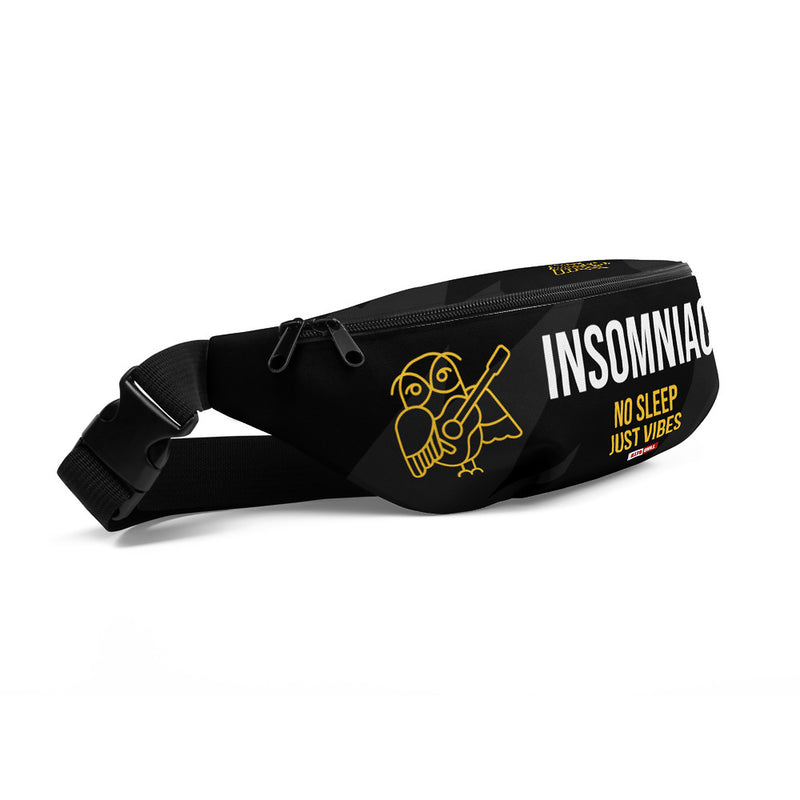 ILLTOCHILL Insomnia Awareness Fanny Pack – Default Front Left (Black)