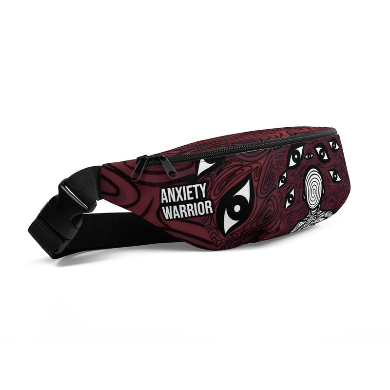 ILLTOCHILL Anxiety Awareness Fanny Pack – Default Front Left (Black)