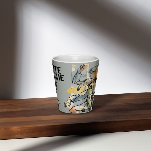 ILLTOCHILL Tourette syndrome awareness TS gift Latte mug – Lifestyle 2 Front