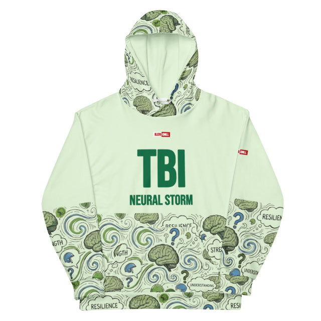 Heavy Mind Strong Soul TBI Unisex Heavyweight Hoodie ILLTOCHILL Warm Comfort