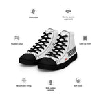 ILLTOCHILL Insomnia Awareness Women's High Top Shoes – Product specs Left Front (Insomnia Awareness Women's High Top Shoes)