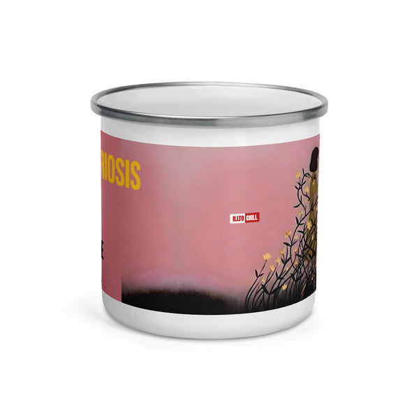 ILLTOCHILL Endometriosis awareness Endo warrior gift Enamel Mug – Default Front