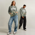 ILLTOCHILL Asthma awareness and support gift unisex cotton hoodie – Duet Front (White)
