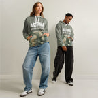 ILLTOCHILL Asthma awareness and support gift unisex cotton hoodie – Duet Front (White)