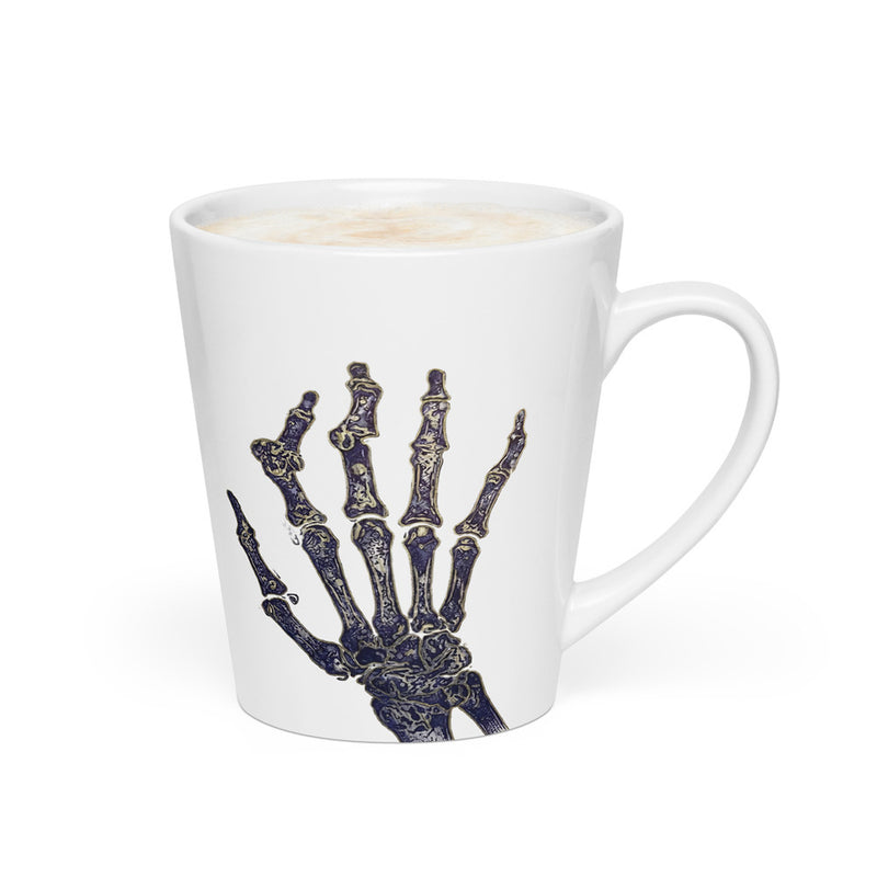 ILLTOCHILL RA awareness Rheumatoid Arthritis support gift Latte mug – Flat 2 Right